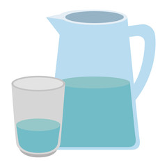 water jar isolated icon vector illustration design