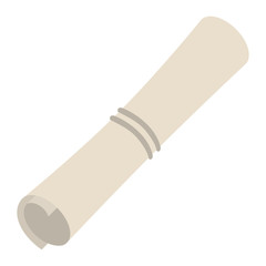 diploma graduation isolated icon vector illustration design