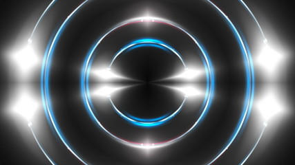 Abstract white fractal lights, 3d rendering backdrop, computer generating background.