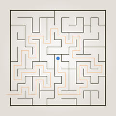 Simple maze