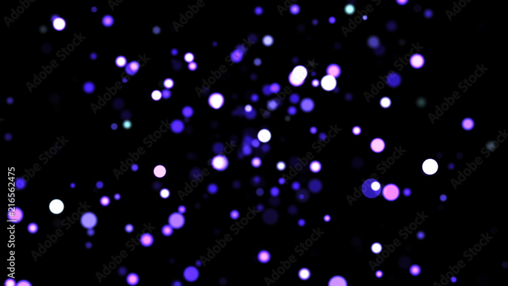 Poster space with many bright shiny led lights, computer generated modern abstract background, 3d rendering