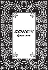 Wedding or greeting card with space for your text