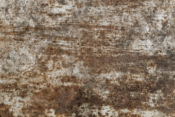 Texture of a burned or rusted metal