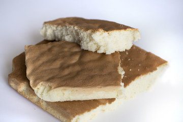 Delicious sponge soft cake.Homemade chiffon or sponge cake.