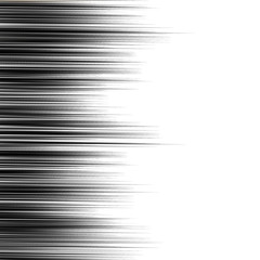 Comics motion effect. Vector speed lines. Black and white illustration.