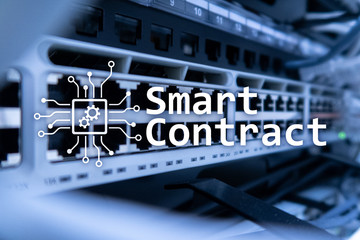 Smart contract, blockchain technology in modern business.