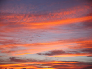 colorful tropical sunset sky background 