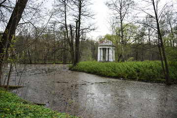 Rotunda in Bykovo, Bykovo, Manor in Bykovo, Vorontsov-Dashkov Manor, abandoned manor, abandoned building