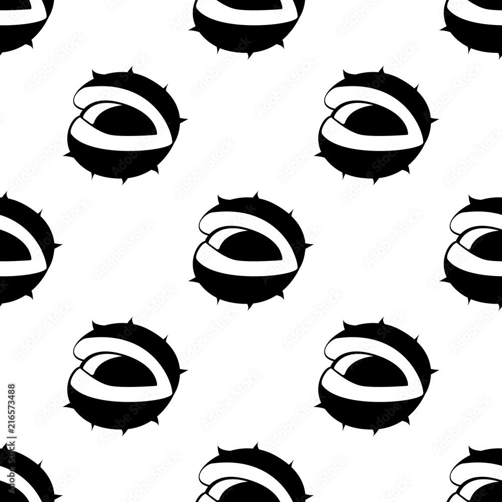 Poster coconut icon. element of nuts icons for mobile concept and web apps. pattern repeat seamless coconut