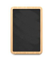Fototapeta premium Black vertical chalkboard with divorces. Vector illustration