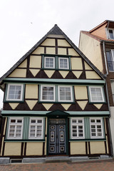 Fototapeta premium Fachwerkhaus in der Altstadt von Dannenberg (Elbe)