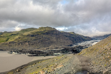 Fototapeta na wymiar Solheimajokull