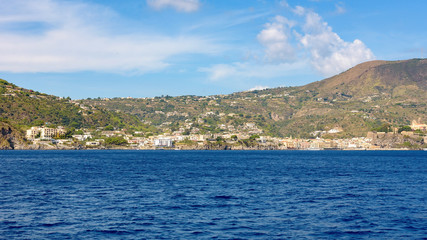 Fototapeta premium Panoramic view od Lipari town