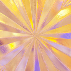Crystal glass background.