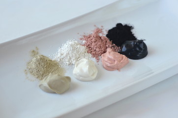 Deep cleansing cosmetic bentonite (montmorillonite) clay for beauty spa face mask, body detox and...