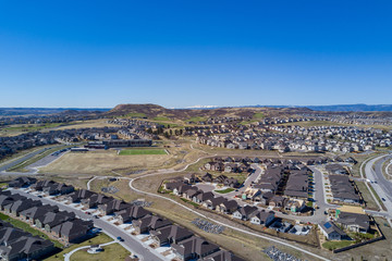 Aerial view of some building in Cast Rock area