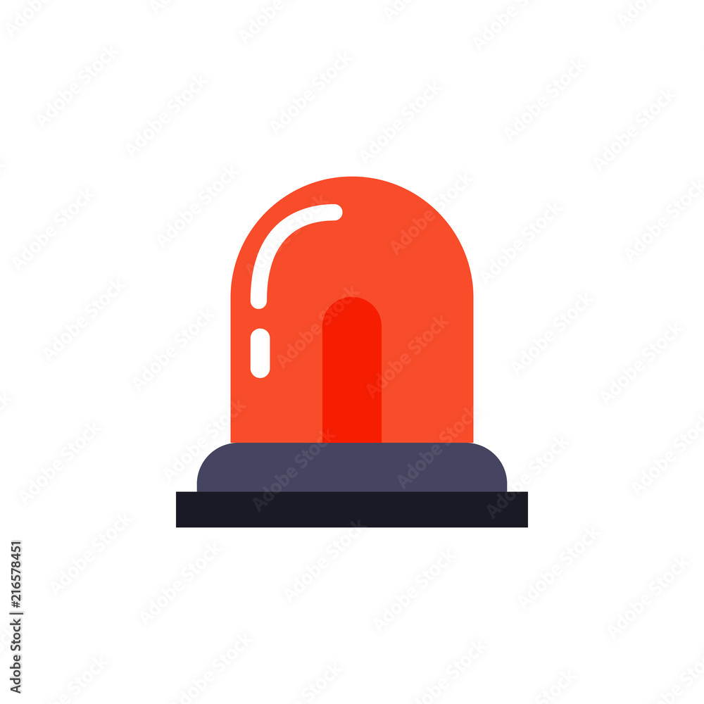 Poster siren icon. element of cyber security icon for mobile concept and web apps. colored siren icon can b