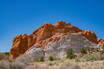 Fototapeta premium Beautiful landscape of the famous Garden of the Gods