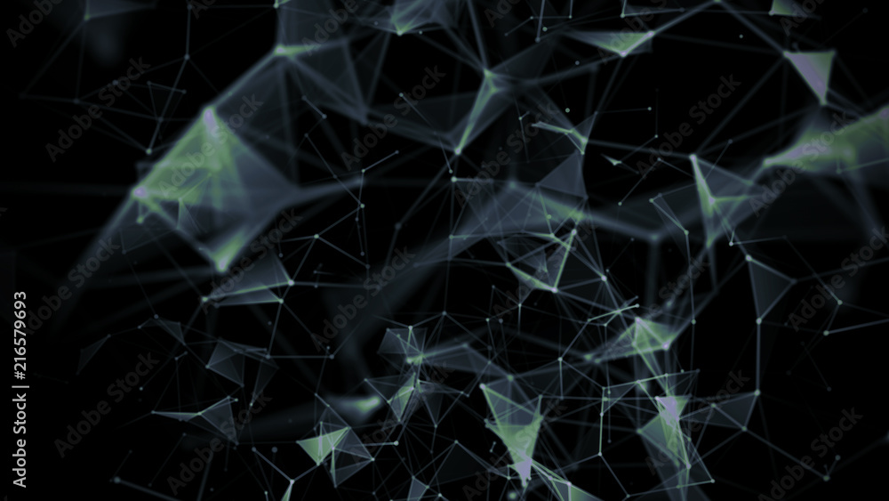 Poster abstract digital background. network connection structure. science background.