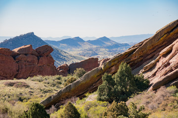 Beautiful landscape of Red Rocks Colorado