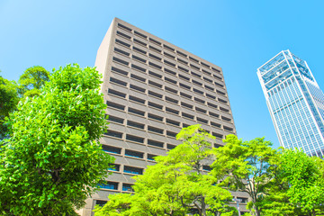 広島市役所の外観