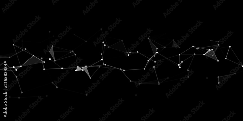 Poster abstract technology background. network connection structure. science background. big data. technolo