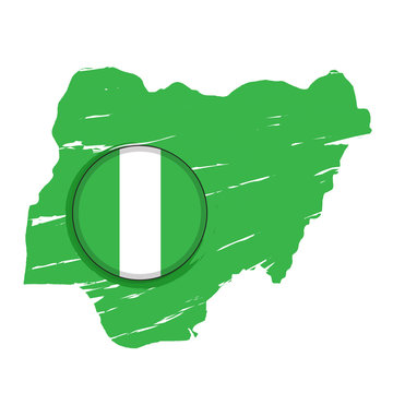 recommend clip art: Map of Nigeria with a label