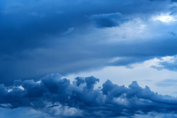Dramatic skyscape before rain