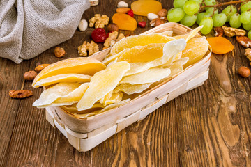 dried mango in sugar