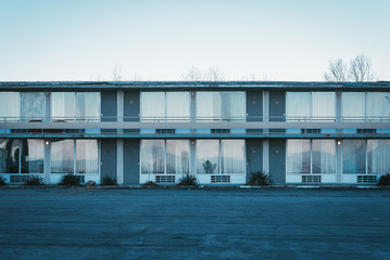 An abandoned motel in Afton, Virginia