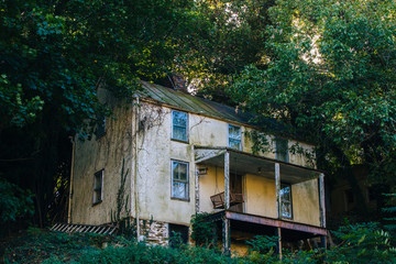 An abandoned house in Harpers Ferry, West Virginia.