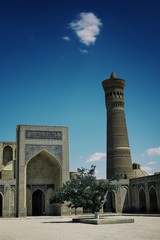 Bukhara / Uzbekistan - MAY 5 2010: one of the most famous madrassa in the whole silk road region