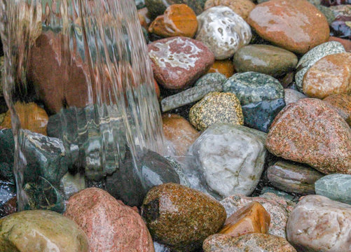 Flowing Water and Rocks