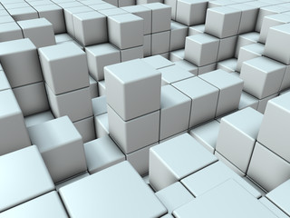 新陳代謝を表すアブストラクト3DCGイラスト