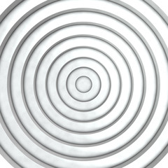 中心に向かって狭く降りてゆく階段