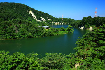 Fototapeta premium 夏の和賀の松島