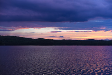 Sunset by the lake 4
