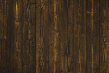 Obraz premium Dark brown wood texture with natural striped pattern background