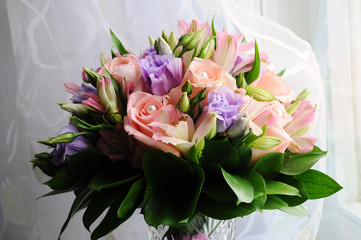 Wedding bouquet. Bride's flowers