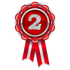 Silberne Medallie für den 2. Platz 