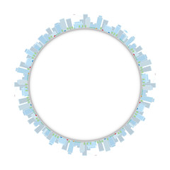 街並みのイラスト