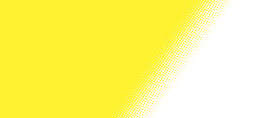 Gelber Banner mit diagonalem Farbübergang