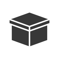 close box, shipping and delivery concept set, glyph icon