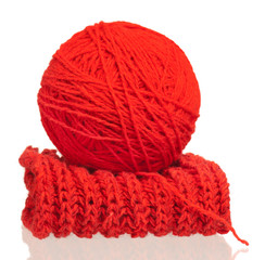 Bright woolen thread