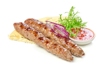 Isolated roasted meat