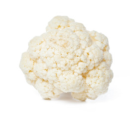 Cauliflower. Piece isolated on white.