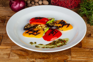 Tasty grilled vegetables