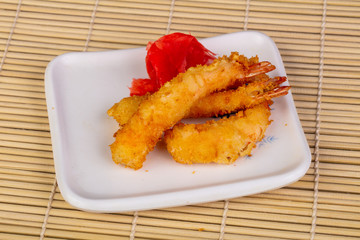 Deep fried Ebi Tempura