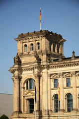 Fototapeta na wymiar Berlin :Palais du Reichstag (Allemagne) 