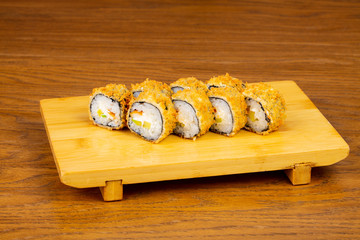 Delicious eel tempura